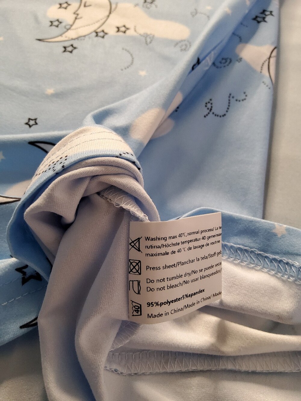 Women's Sleeveless Nightgown Trio -Light Blue Moon & Stars, Pink Sheep Print 2XL - Picture 15 of 16